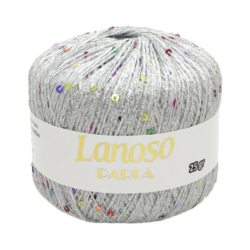 Пряжа Lanoso Parla цвет-5500, серый