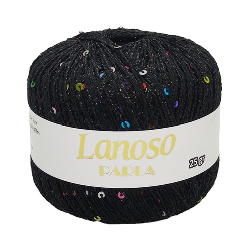 Пряжа Lanoso Parla цвет-6051, черный