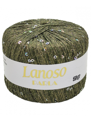 Пряжа Lanoso Parla цвет-2951 зеленый