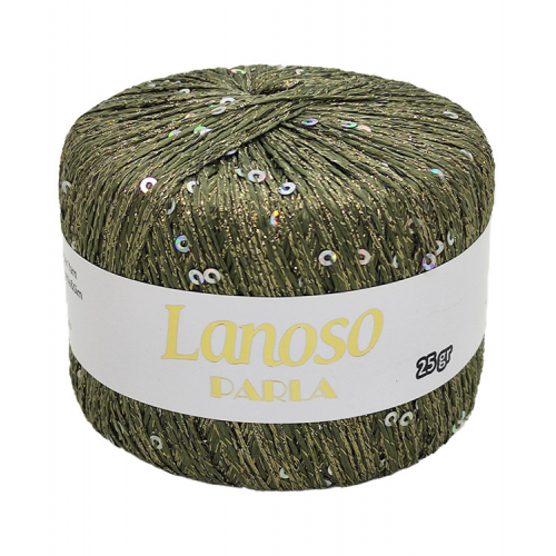 Пряжа Lanoso Parla цвет-2951 зеленый