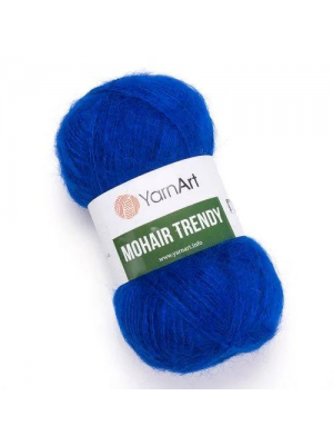 Пряжа Ярнарт Мохер Тренди (Yarnart Mohair Trendy) цвет 128 василек 