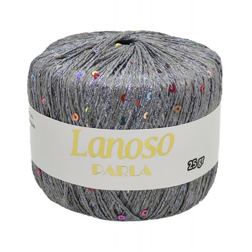 Пряжа Lanoso Parla цвет-5200, серый