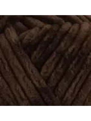 Плюшевая пряжа Wolans Bunny Baby,цв 10075 - ШОКОЛАД,100гр