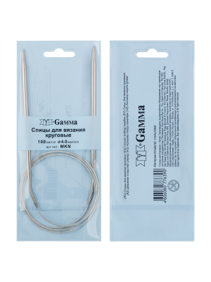 Спицы GAMMA круговые  сталь d 4.0 мм 100 см 1 шт с металлической леской