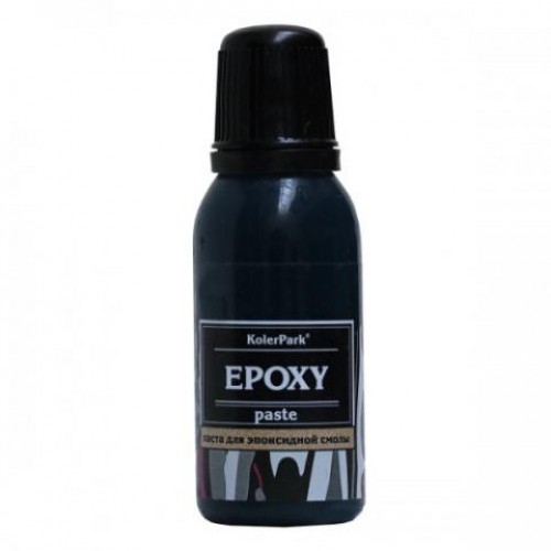 Пигментная паста для эпоксидной смолы KolerPark EPOXY ЧЕРНАЯ 20 мл