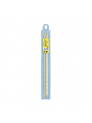 Спицы GAMMA прямые (детские)  акрил d 6.0 мм 27 см 2 шт 