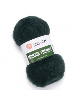 Пряжа Ярнарт Мохер Тренди (Yarnart Mohair Trendy) цвет 108 - темный изумруд