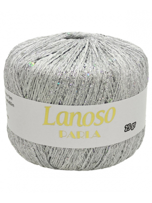 Пряжа Lanoso Parla цвет-5551, серебряный