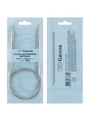 Спицы GAMMA круговые  сталь d 6.0 мм 100 см 1 шт с металлической леской