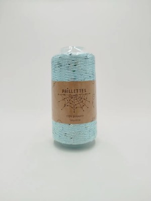 PAILLETTES 100 ГР WOOL SEA 023 СВЕТЛАЯ БИРЮЗА