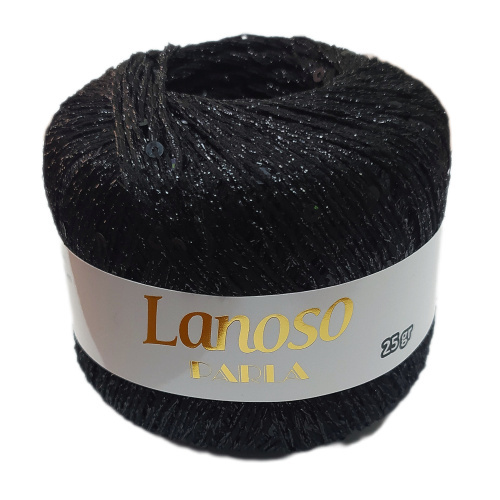 Пряжа Lanoso Parla цвет-6051, черный