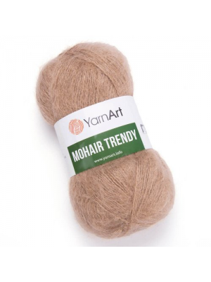 Пряжа Ярнарт Мохер Тренди (Yarnart Mohair Trendy) цвет 116 бежевый