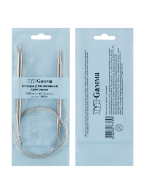 Спицы GAMMA круговые  сталь d 7.0 мм 100 см 1 шт с металлической леской