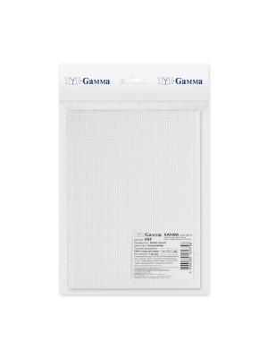 Канва Gamma-Aida-14, 100% хлопок, цв-белый, 30*40см