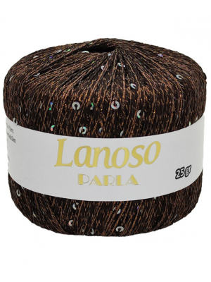 Пряжа Lanoso Parla цвет-3636, коричневый