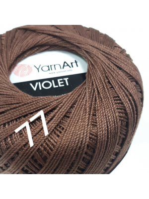 Пряжа YarnArt Violet (ЯрнАрт Виолет) 0077 -КОРИЧНЕВЫЙ Пряжа YarnArt Violet (ЯрнАрт Виолет) 0077 -КОРИЧНЕВЫЙ