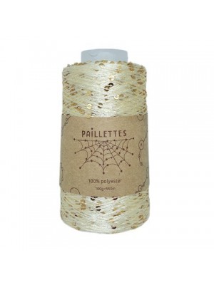 PAILLETTES 100 ГР WOOL SEA  - 06 - СВЕТЛЫЙ БЕЖ