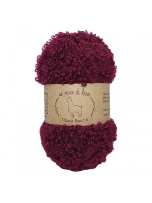 Пряжа ALPACA BOUCLE WS (АЛЬПАКА БУКЛЕ ВУЛ СИ) 57 - БОРДО Пряжа ALPACA BOUCLE WS (АЛЬПАКА БУКЛЕ ВУЛ СИ) 57 - БОРДО
