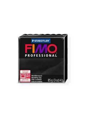Полимерная глина FIMO Professional, цвет чёрный,85гр