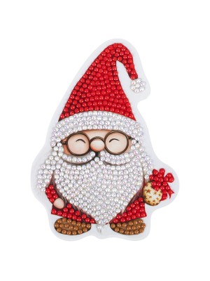 Кристальная (алмазная) мозаика "ФРЕЯ" магнит "Гном с игрушкой" 9 х 12 см Кристальная (алмазная) мозаика "ФРЕЯ" магнит "Гном с игрушкой" 9 х 12 см