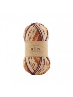 Пряжа Alize Wooltime (Вултайм), 100 гр-200 метров, цв- принт 11022 Пряжа Alize Wooltime (Вултайм), 100 гр-200 метров, цв- принт 11022
