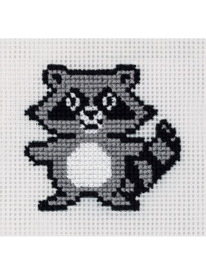  набор для вышивания "Klart"  "Детские истории. Енотик" 12 х 12 см