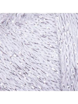 Пряжа для вязания Elegance- Элеганс, хлопок с рюлексом, YARNART ELEGANCE (ЯРНАРТ ЭЛЕГАНС) 101 - БЕЛЫЙ