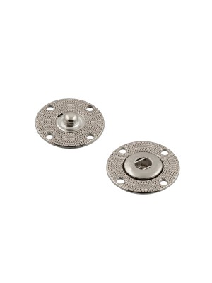 Кнопка пришивная "Gamma" KLX-23 металл d 23 мм 1 шт под никель Кнопка пришивная "Gamma" KLX-23 металл d 23 мм 1 шт под никель