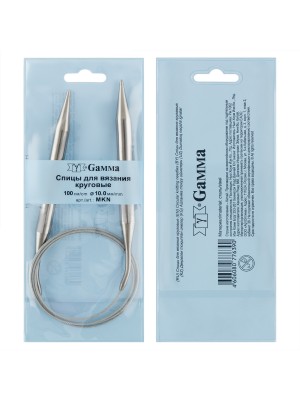 Спицы GAMMA круговые сталь d 10.0 мм 100 см 1 шт с металлической леской Спицы GAMMA круговые сталь d 10.0 мм 100 см 1 шт с металлической леской