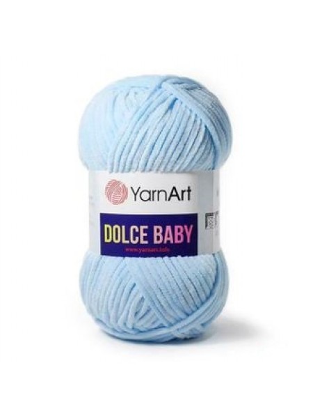  Пряжа YarnArt Dolce Baby, 50гр-85 метров, №749 голубой