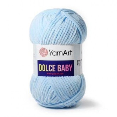 Пряжа YarnArt Dolce Baby, 50гр-85 метров, №749 голубой