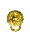Литая  ручка в виде головы льва,цв-золото,29*37мм.фиксация клеем,цена за 1шт