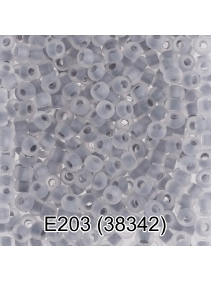 Чешский бисер Е203-38342,10/0 ,5 гр,цв- серый матовый