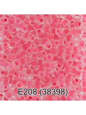 Чешский бисер Е208-38398,10/0 ,5 гр,цв-розовый мат