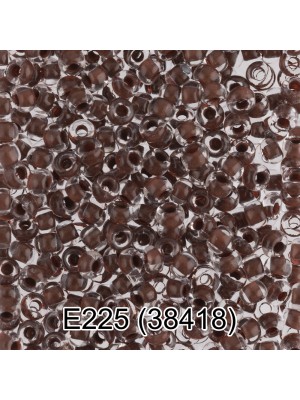 Чешский бисер Е225-38418,10/0 ,5 гр,цв- коричневый