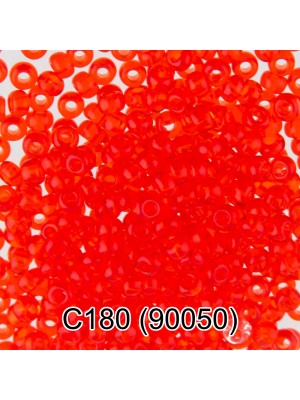 Чешский бисер С180-90050- 10/0 ,5 гр,цв-оранжево-красный