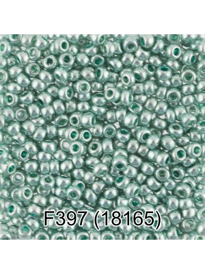 Чешский бисер F397-18165- 10/0 ,5 гр,цв-св-мятный металлик