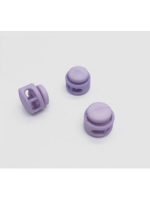 Фиксатор (стопор) для шнура пластик плоский,18мм ,цв-фиолетовый