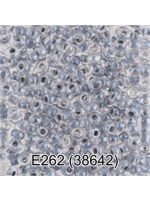 Чешский бисер Е262-38642 10/0 ,5 гр,цв-серый