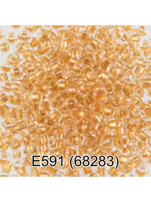Чешский бисер Е591-68283,10/0 ,5 гр,цв-золотистый