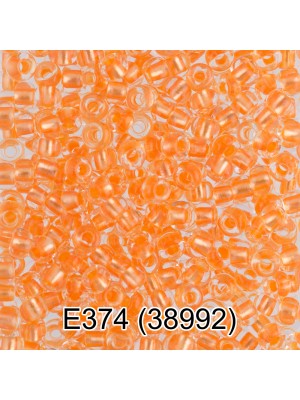 Чешский бисер Е374-38992,10/0 ,5 гр,цв-оранжевый