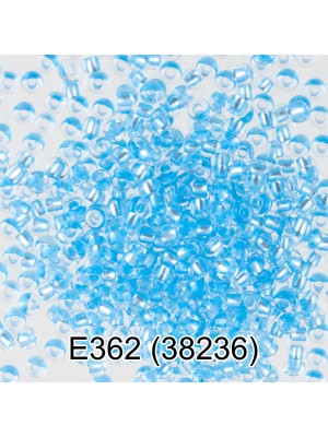 Чешский бисер Е362-38236 10/0 ,5 гр,цв-св.синий