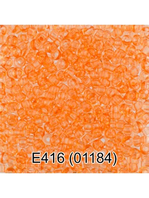 Чешский бисер Е416-01184,10/0 ,5 гр,цв-оранжевый