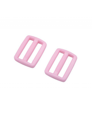 Рамка-регулятор, шлёвка, пластик ,15 мм, цвет  розовый,цена за 1 шт