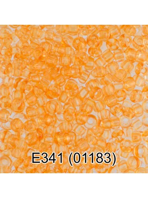 Чешский бисер Е341-01183,10/0 ,5 гр,цв- св.оранжевый 