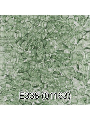 Чешский бисер Е338-01163,10/0 ,5 гр,цв- т.зеленый 