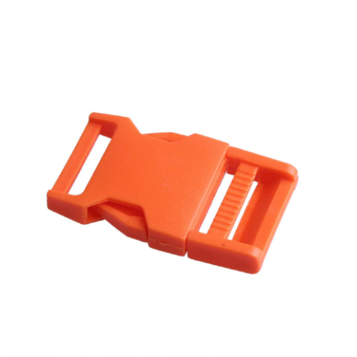 Пряжка-замок (фастекс) -25 мм, цв оранжевый,цена за 1 шт