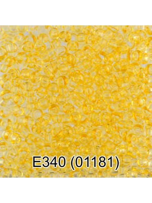 Чешский бисер Е340-01181,10/0 ,5 гр,цв-св.желтый