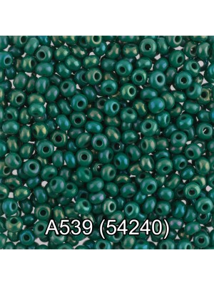 Чешский бисер- А539-54240,10/0 ,5 гр,цв-т-зеленый
