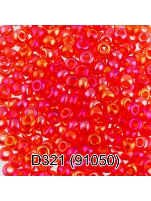 Чешский бисер D321-91050,10/0 ,5 гр,цв- красный